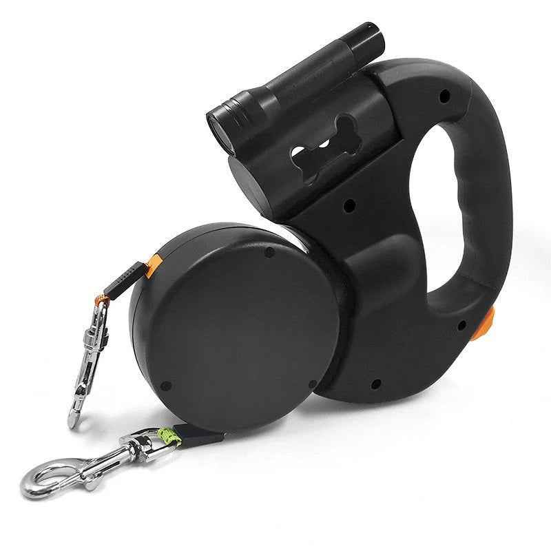 PawLuxe DuoWalk Pro™ – Double Tangle-Free Dog Leash