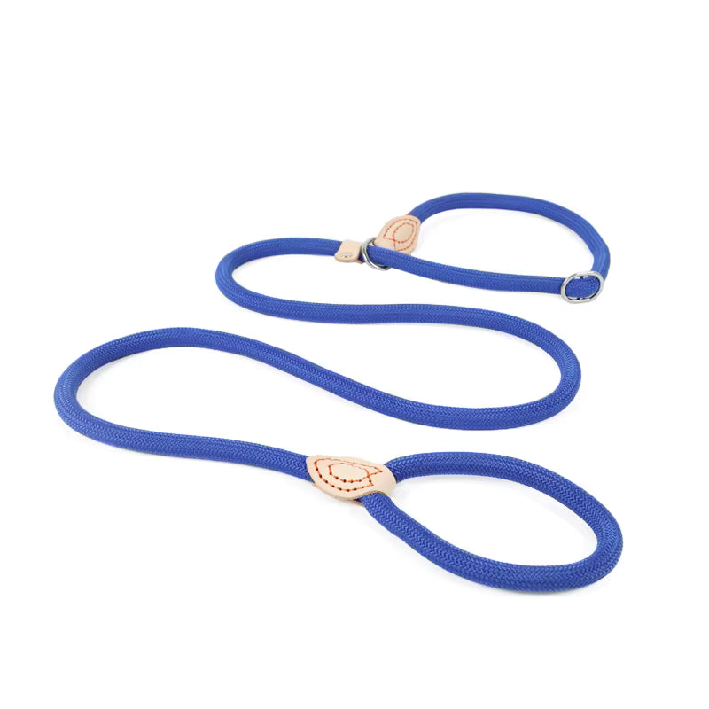 PawLuxe SlipFlex™ – Premium Braided Adjustable Slip Lead