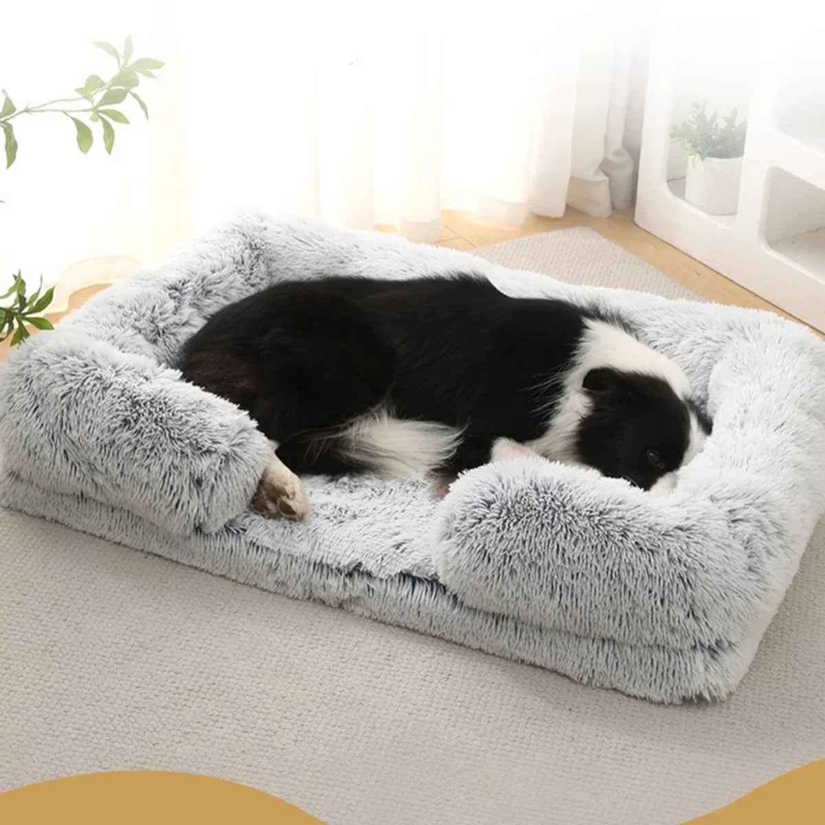 PawLuxe Ortho Plush – Calming Orthopedic Dog Bed