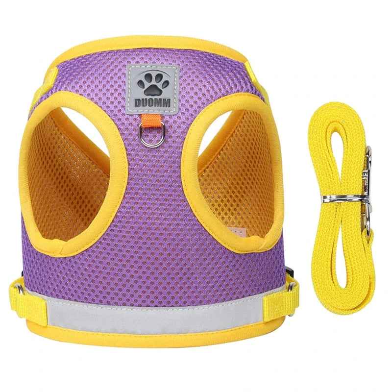 PawLuxe AirFit Reflective Harness Set