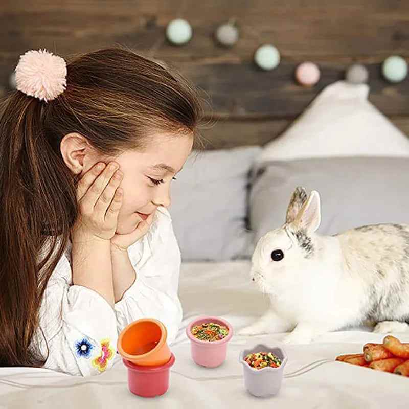 PawLuxe BunnyStack – Interactive Stacking Cups Toy for Rabbits & Small Pets