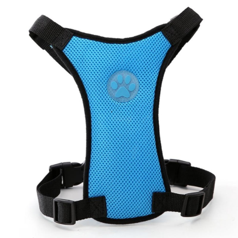 PawLuxe Breathable Mesh Dog Harness – Adjustable No-Pull Pet Vest