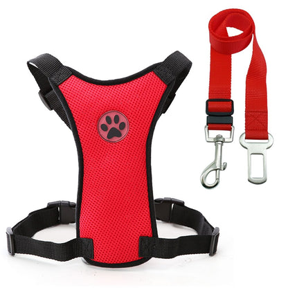 PawLuxe Breathable Mesh Dog Harness – Adjustable No-Pull Pet Vest