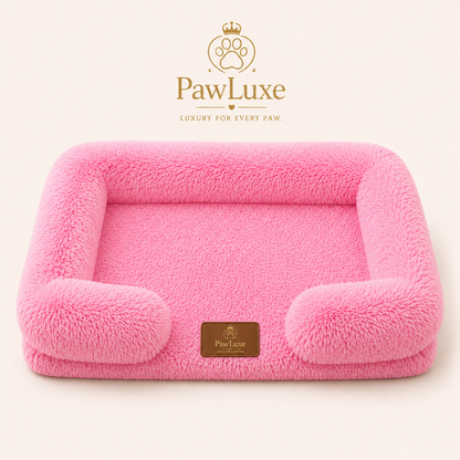 PawLuxe Ortho Plush – Pomirjajoča ortopedska pasja postelja