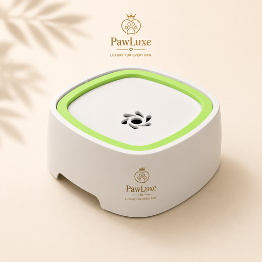 PawLuxe AquaFlow™ – No-Spill Floating Pet Water Bowl