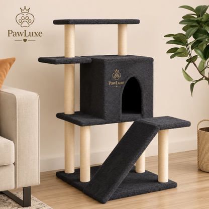 PawLuxe™ Premium Sisal Cat Tree