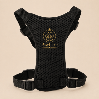 PawLuxe Breathable Mesh Dog Harness – Adjustable No-Pull Pet Vest