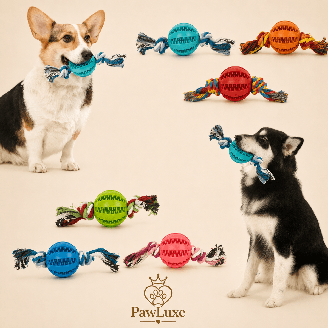 PawLuxe™ Interactive Treat Ball - PawLuxe
