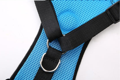PawLuxe Breathable Mesh Dog Harness – Adjustable No-Pull Pet Vest