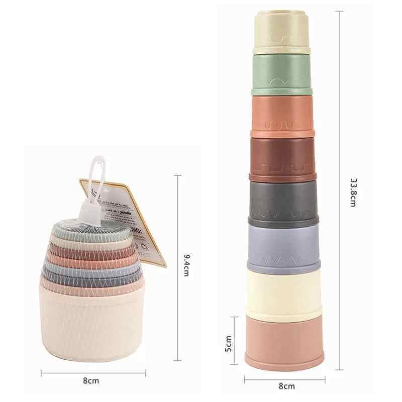 PawLuxe BunnyStack – Interactive Stacking Cups Toy for Rabbits & Small Pets
